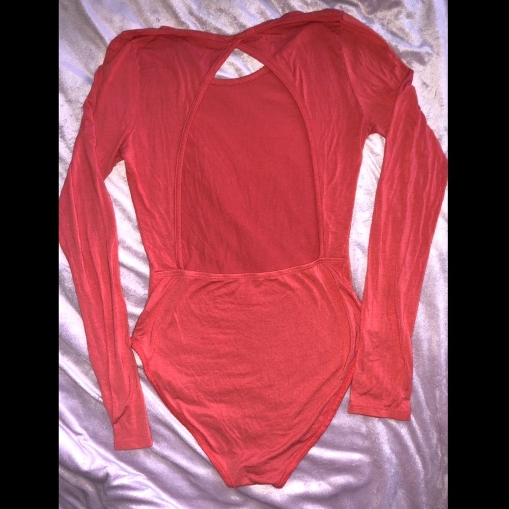 FE open back bodysuit.